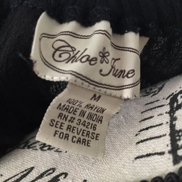 Chloe June Black Off Shoulder Top in Size M - Picture 4 of 4